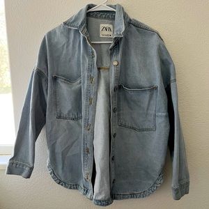 Zara Oversize Jean Jacket
